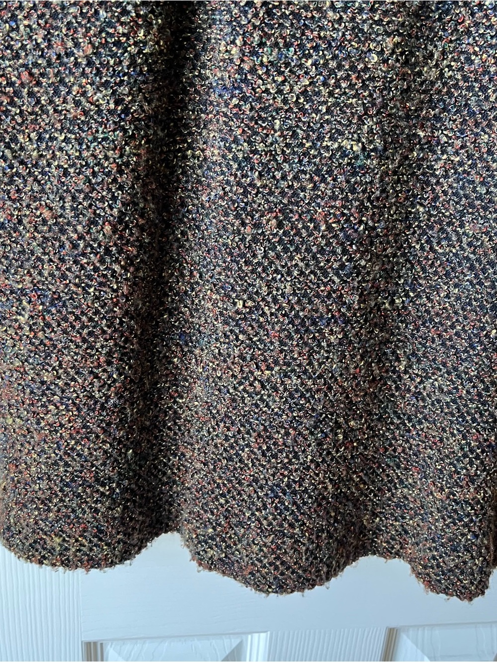 Vintage Chetta B Peter Noviello Sherrie Bloom Long-Sleeve Sheath Dress Size 8 - Picture 9 of 11